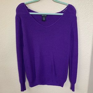 Purple Sweater by Wet Seal